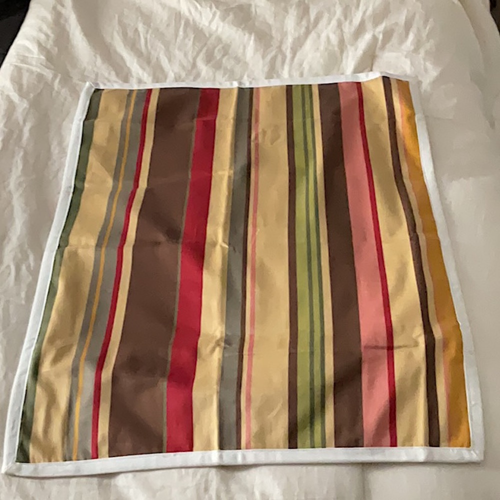 Pottery Barn  Duncan  Striped Pillow Cover Standard Pillow Cover